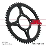 Corona moto JT Sprockets de acero de 51 dientes JTR1796.51