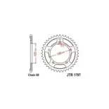 Corona moto JT Sprockets de acero de 40 dientes 179740JTS