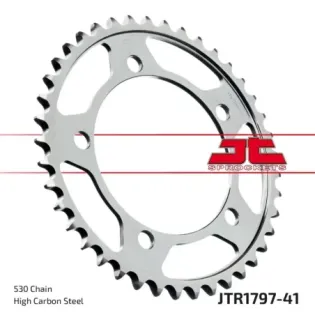 Corona moto JT Sprockets de acero de 41 dientes JTR1797.41