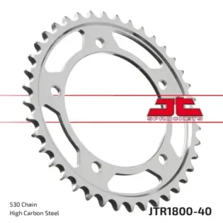 Corona moto JT Sprockets de acero de 40 dientes JTR1800.40