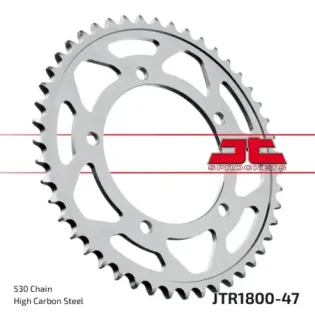 Corona moto JT Sprockets de acero de 47 dientes JTR1800.47