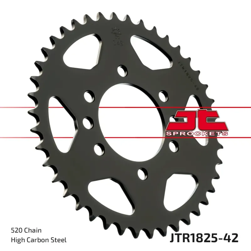 Corona moto JT Sprockets de acero de 42 dientes JTR1825.42
