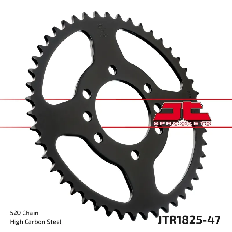 Corona moto JT Sprockets de acero de 47 dientes JTR1825.47