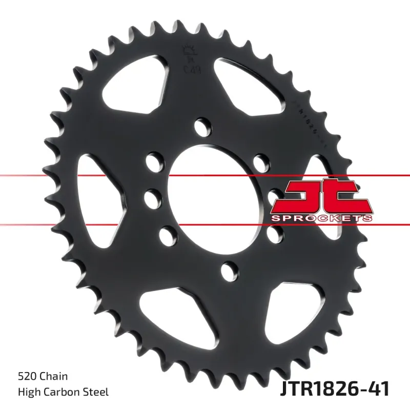 Corona moto JT Sprockets de acero de 41 dientes JTR1826.41