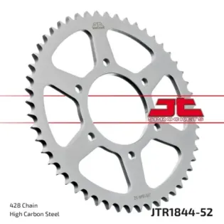 Corona moto JT Sprockets de acero de 52 dientes JTR1844.52