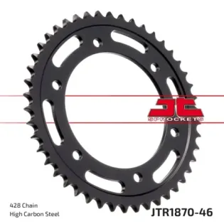 Corona moto JT Sprockets de acero de 46 dientes JTR1870.46