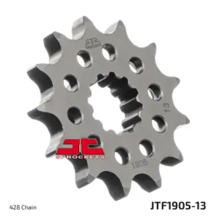 Piñón de moto JT Sprockets acero 13 dientes P.428 JTF1905.13