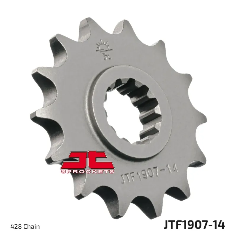 Piñón moto JT Sprockets acero 14 dientes JTF1907.14