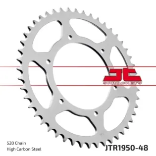 Corona moto JT Sprockets de acero de 48 dientes JTR1950.48