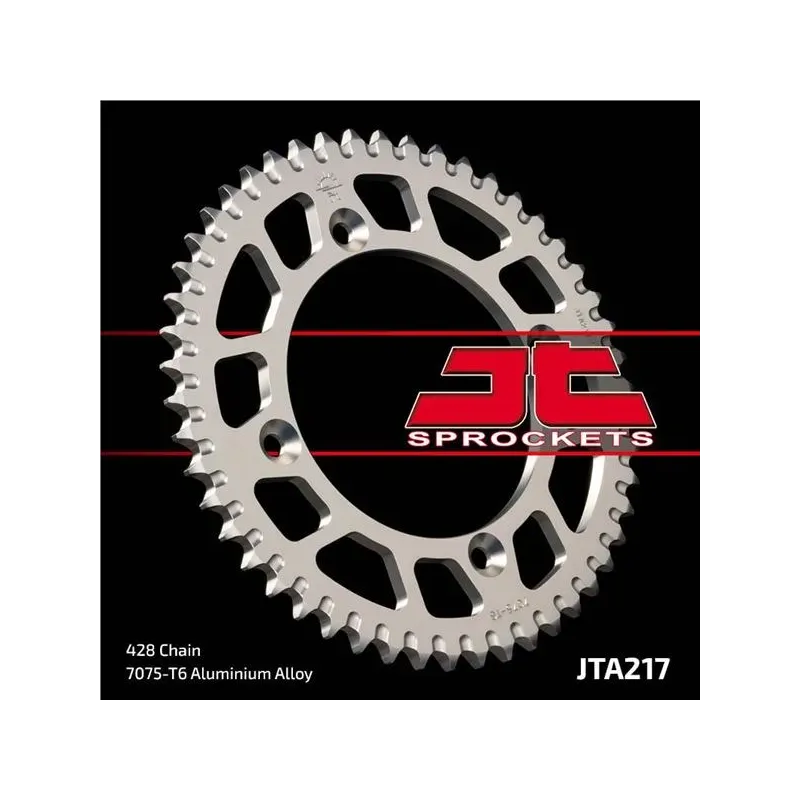 Corona moto JT Sprockets de aluminio de 56 dientes 21756ALJTS