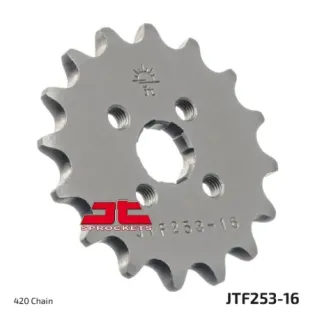 Piñón de moto JT Sprockets acero 16 dientes P.420 JTF253.16