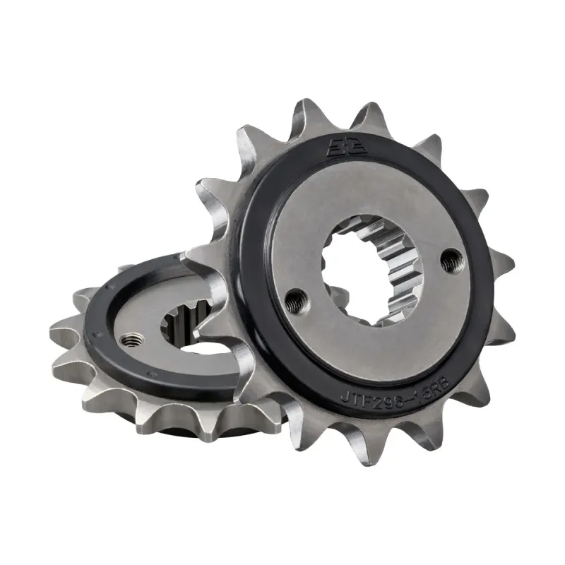 Piñón de moto JT Sprockets con goma 15 dientes P.525 JTF296.15RB