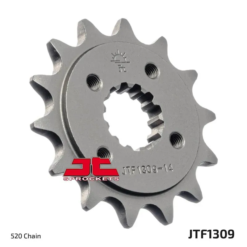 Piñón de moto JT Sprockets acero 14 dientes P.520 JTR309.14