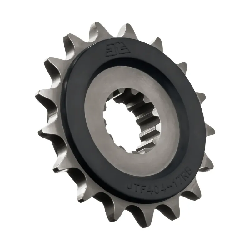 Piñón de moto JT Sprockets con goma 17 dientes P.525 JTF404.17RB