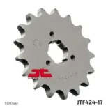 Piñón de moto JT Sprockets acero 17 dientes P.520 JTR424.17