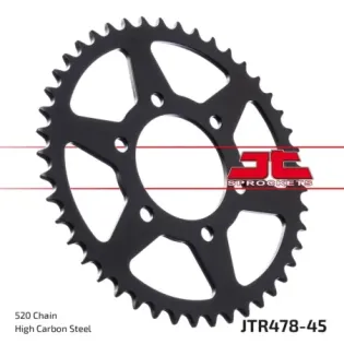 Corona moto JT Sprockets de acero de 45 dientes JTR478.45