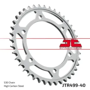 Corona moto JT Sprockets de acero de 40 dientes JTR499.40