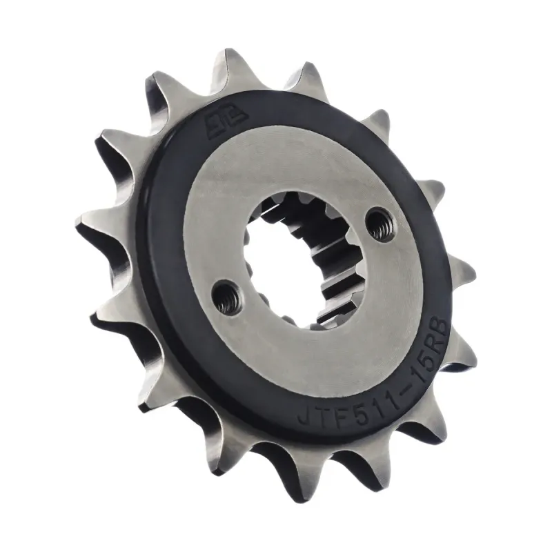 Piñón de moto JT Sprockets con goma 15 dientes P.520 JTF511.15RB