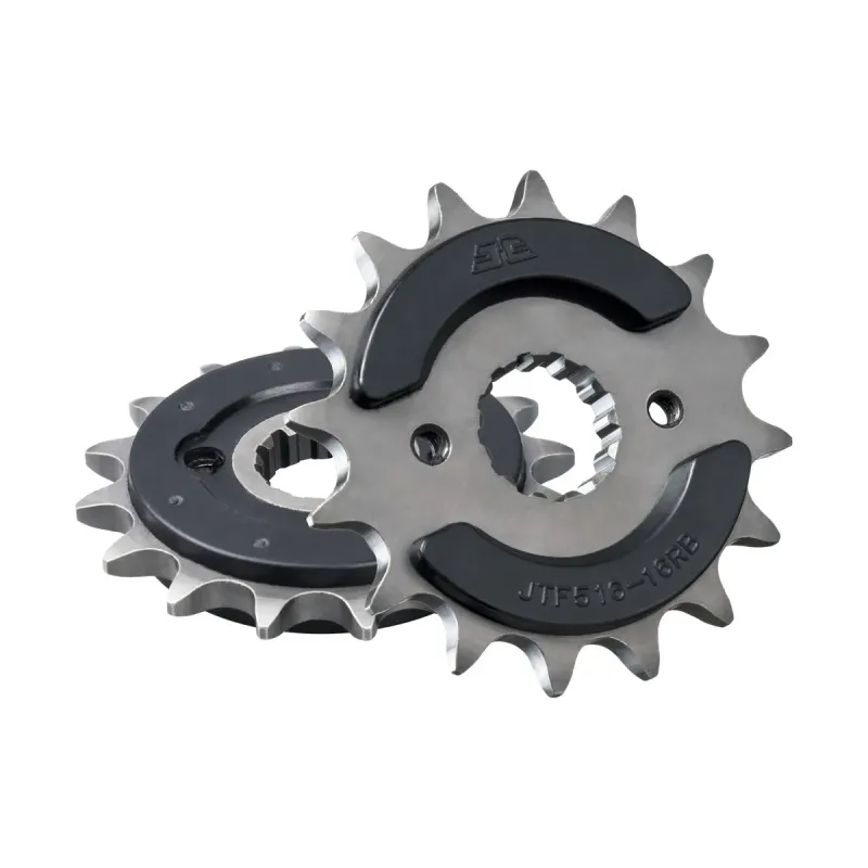 Piñón de moto JT Sprockets con goma 16 dientes P.520 JTF516.16RB