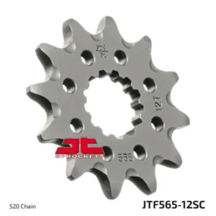 Piñón de moto JT Sprockets acero 12 dientes P.520 JTF565.12SC