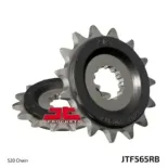 Piñón de moto JT Sprockets con goma 16 dientes P.520 JTF565.16RB