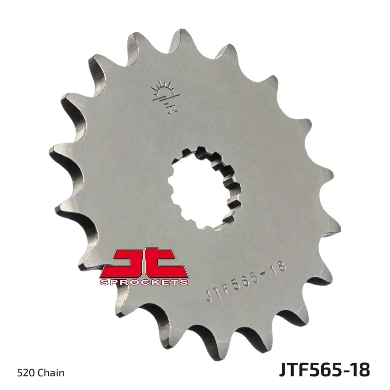 Piñón moto JT Sprockets acero 18 dientes JTF565.18