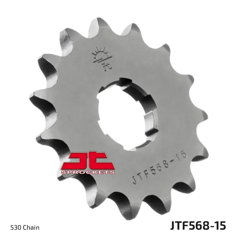 Piñón moto JT Sprockets acero 15 dientes JTF568.15