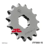 Piñón moto JT Sprockets acero 15 dientes JTF568.15