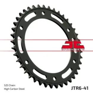 Corona moto JT Sprockets de acero de 41 dientes JTR6.41
