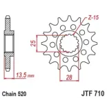 Piñon Aprilia Tuono Factory 660 16 dientes con goma JT Sprockets JTF710.16RB