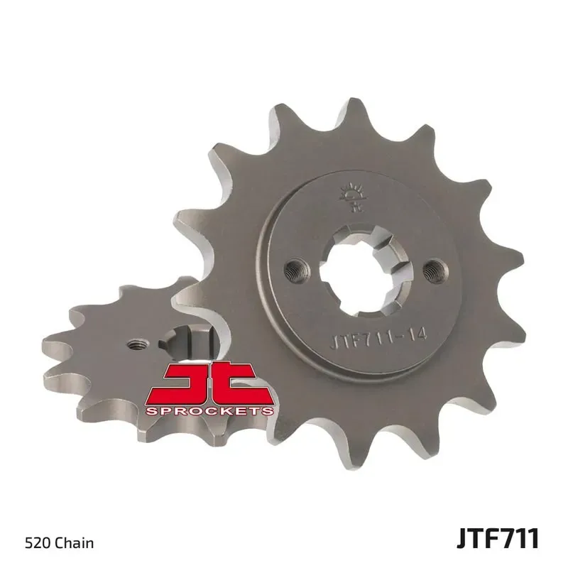 Piñón de moto JT Sprockets acero 11 dientes P.520 JTR711.11