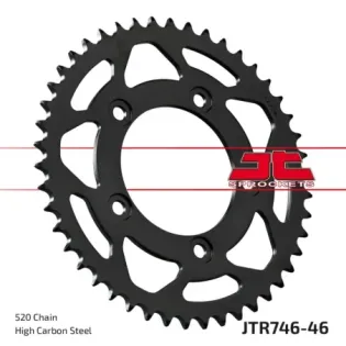 Corona moto JT Sprockets de acero de 46 dientes JTR746.46