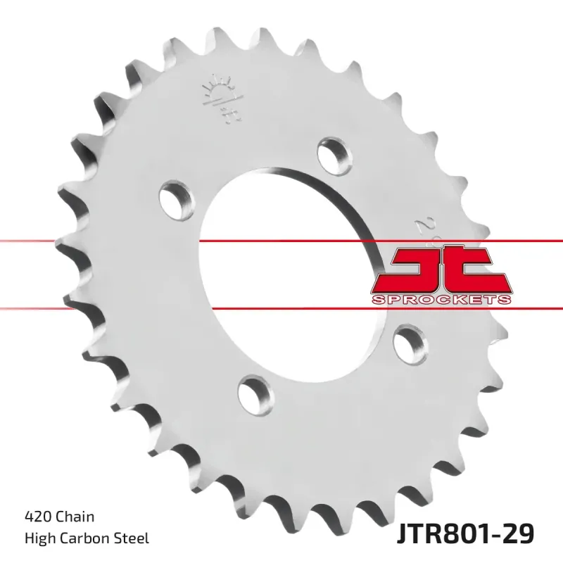 Corona moto JT Sprockets de acero de 29 dientes JTR801.29