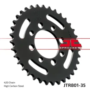 Corona moto JT Sprockets de acero de 35 dientes JTR801.35