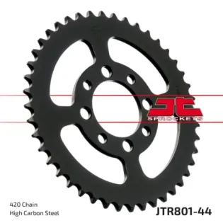 Corona moto JT Sprockets de acero de 44 dientes JTR801.44