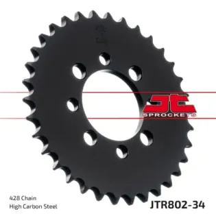 Corona moto JT Sprockets de acero de 34 dientes JTR802.34