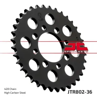 Corona moto JT Sprockets de acero de 36 dientes JTR802.36