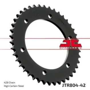 Corona moto JT Sprockets de acero de 42 dientes JTR804.42