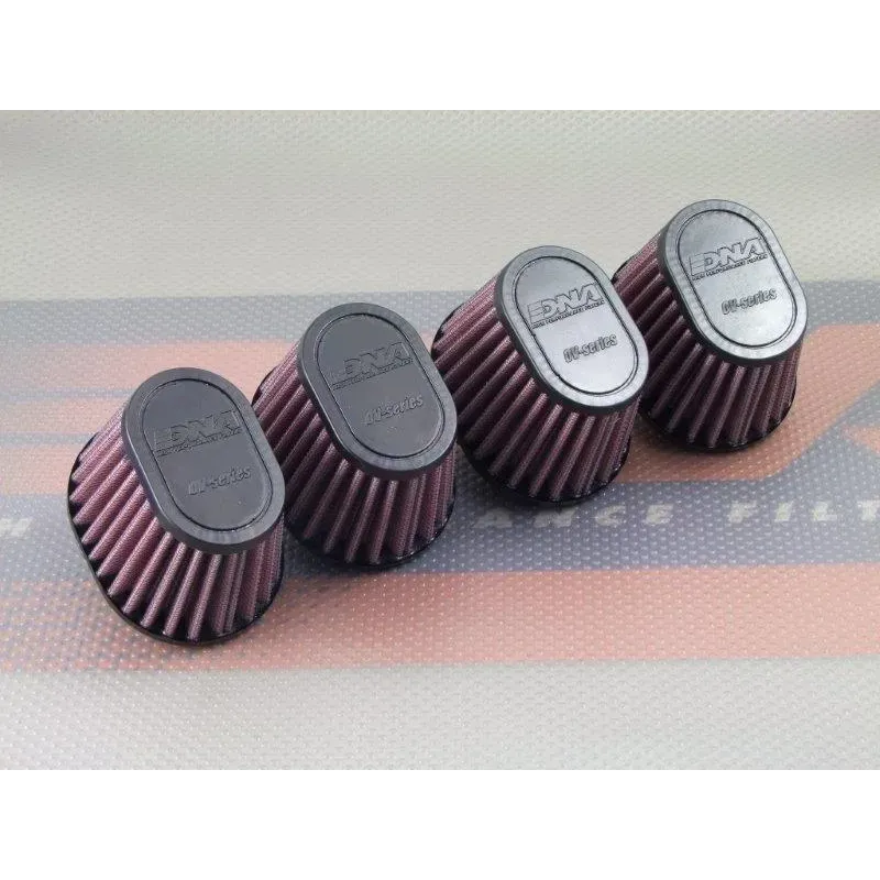 Filtro de aire DNA oval 38mm interior 87mm largo OV-3804