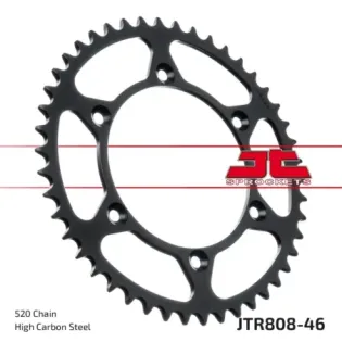 Corona moto JT Sprockets de acero de 46 dientes JTR808.46