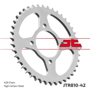Corona moto JT Sprockets de acero de 42 dientes JTR810.42