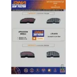 Filtro de aire DNA Benelli TRK 502 Serie P-BE5N20-01