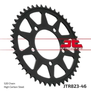 Corona moto JT Sprockets de acero de 46 dientes JTR823.46