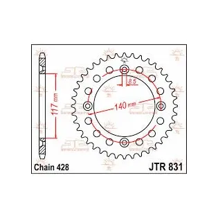 Corona moto JT Sprockets 83146JTS