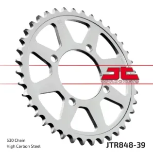 Corona moto JT Sprockets de acero de 39 dientes JTR848.39