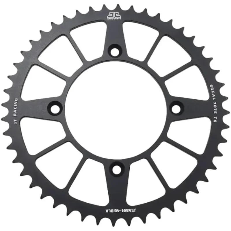 Corona moto JT Sprockets de acero de 48 dientes JTR891.48AL