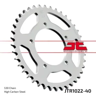 Corona moto JT Sprockets de acero de 40 dientes P.530 JTR1022.40