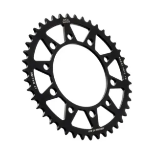 Corona moto JT Sprockets 43 dientes P.520 aluminio negro JTA1303.43BLK