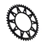 Corona moto JT Sprockets 44 dientes P.520 aluminio negro JTA1303.44BLK
