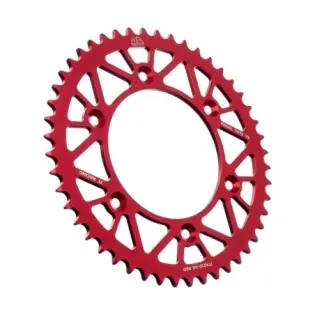 Corona moto JT Sprockets de aluminio de 48 dientes JTA210.48RED